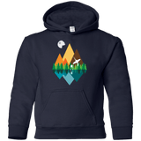 Sweatshirts Navy / YS Forest View Youth Hoodie