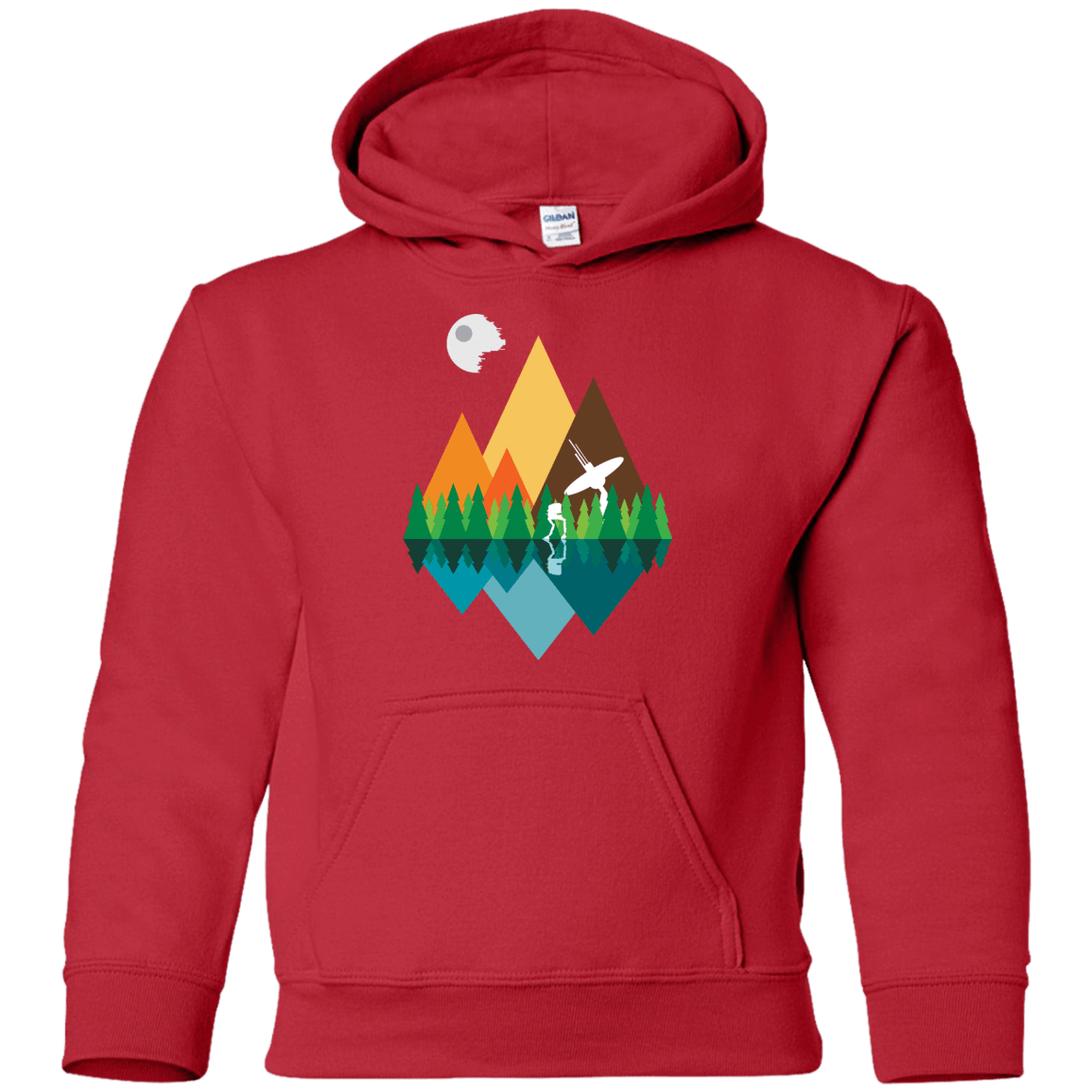 Sweatshirts Red / YS Forest View Youth Hoodie