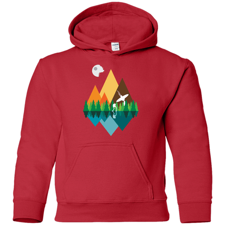 Sweatshirts Red / YS Forest View Youth Hoodie