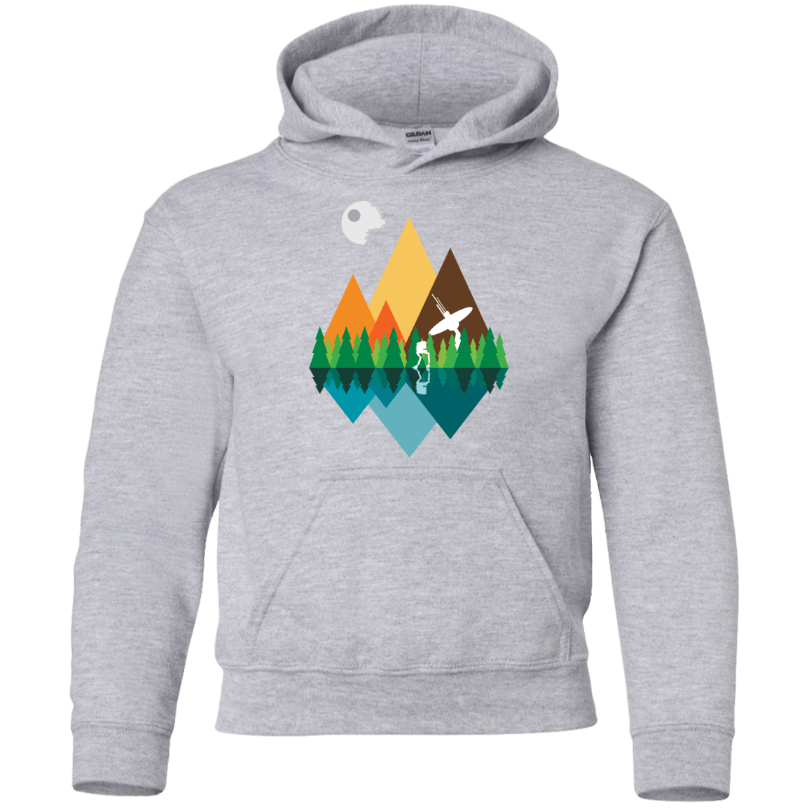 Sweatshirts Sport Grey / YS Forest View Youth Hoodie