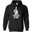 Sweatshirts Black / Small Forever alone Pullover Hoodie