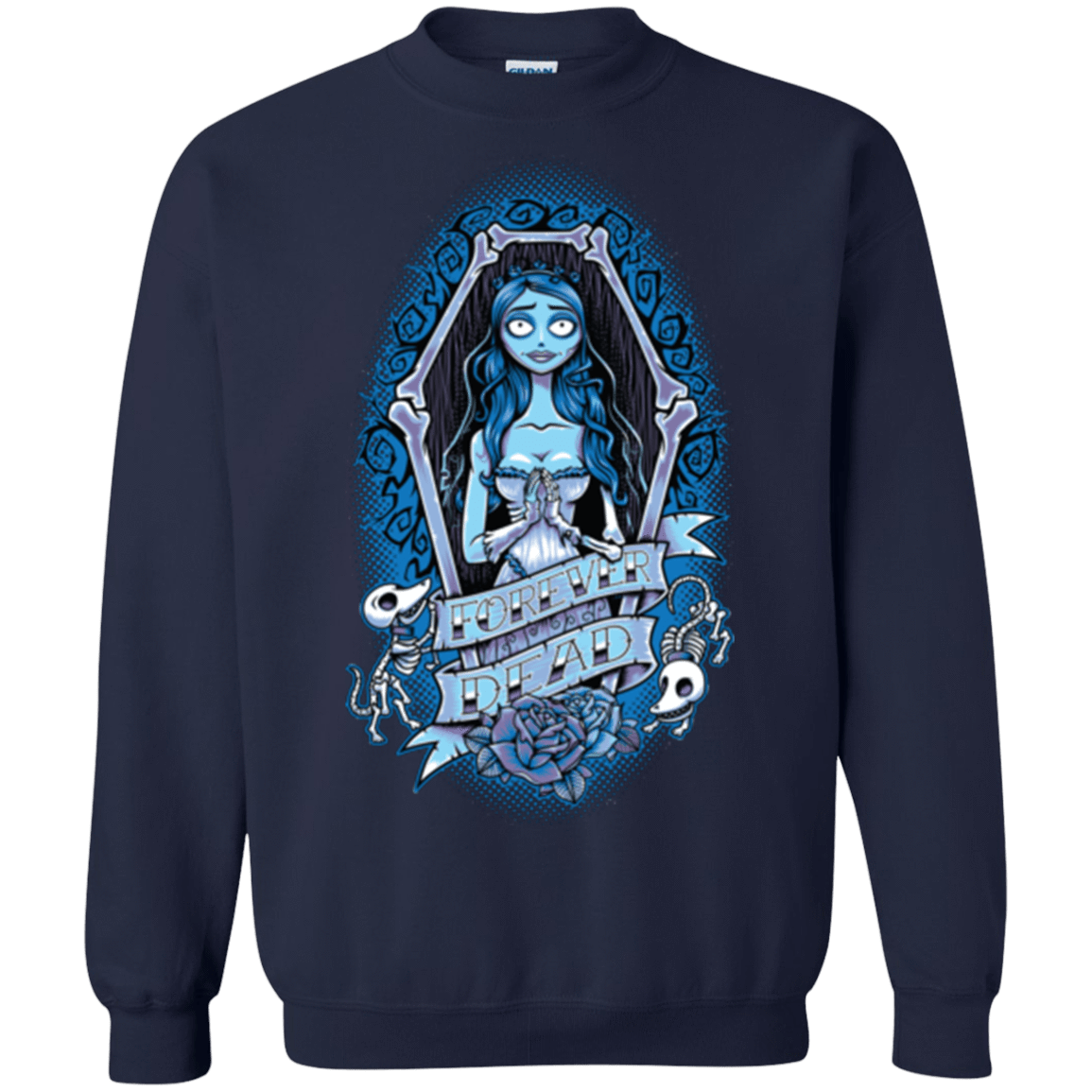 Sweatshirts Navy / Small Forever Dead Crewneck Sweatshirt