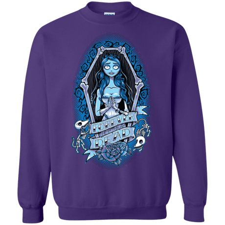 Sweatshirts Purple / Small Forever Dead Crewneck Sweatshirt
