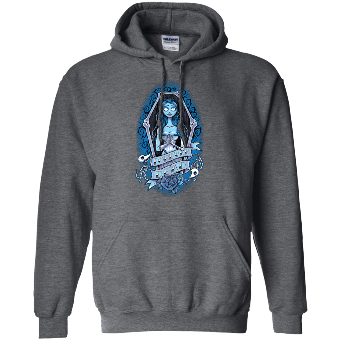 Sweatshirts Dark Heather / Small Forever Dead Pullover Hoodie