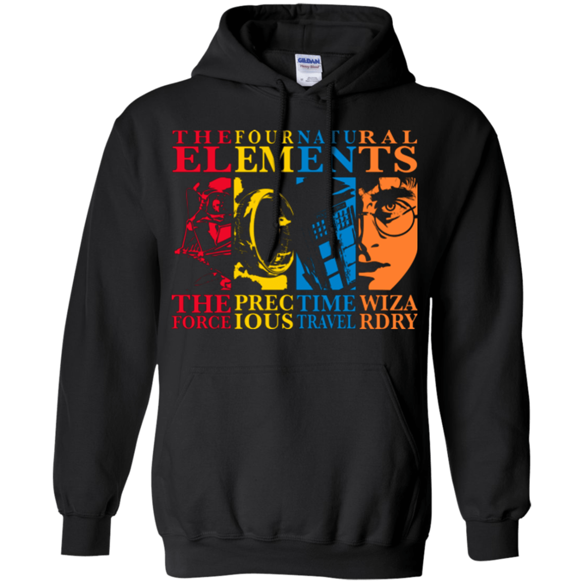 Sweatshirts Black / Small Four Elements Pullover Hoodie