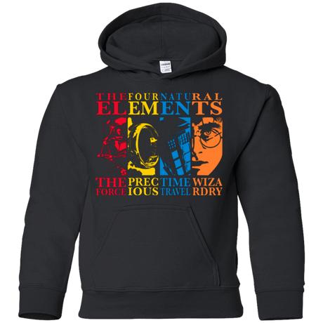 Sweatshirts Black / YS Four Elements Youth Hoodie