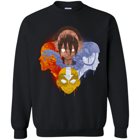 Sweatshirts Black / Small Four nations Crewneck Sweatshirt