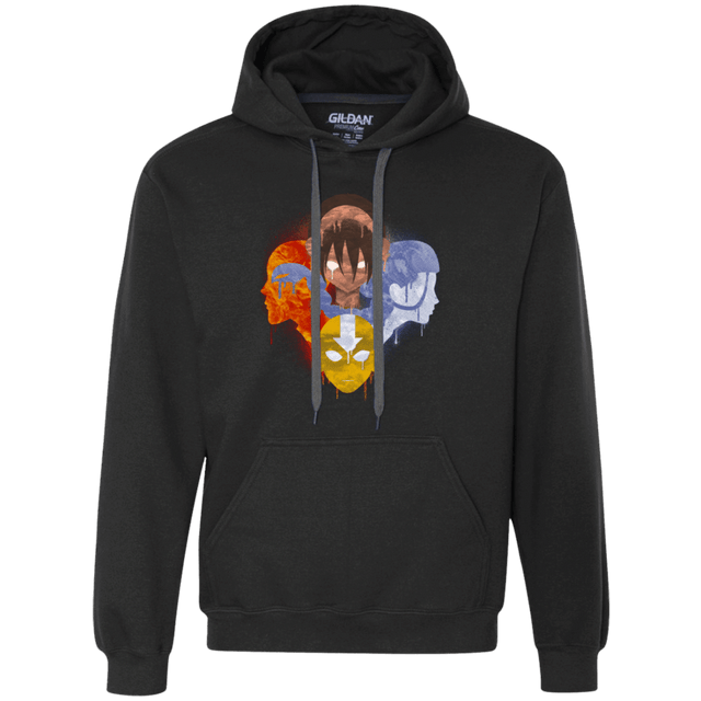 Sweatshirts Black / Small Four nations Premium Fleece Hoodie