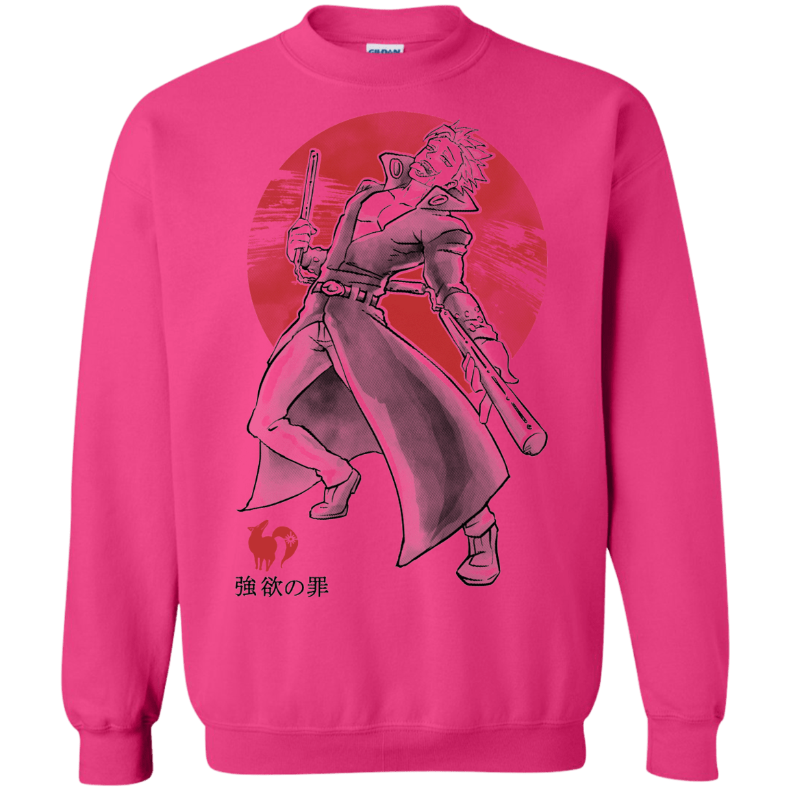 Sweatshirts Heliconia / S Fox Greed Crewneck Sweatshirt