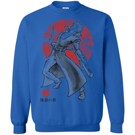 Sweatshirts Royal / S Fox Greed Crewneck Sweatshirt