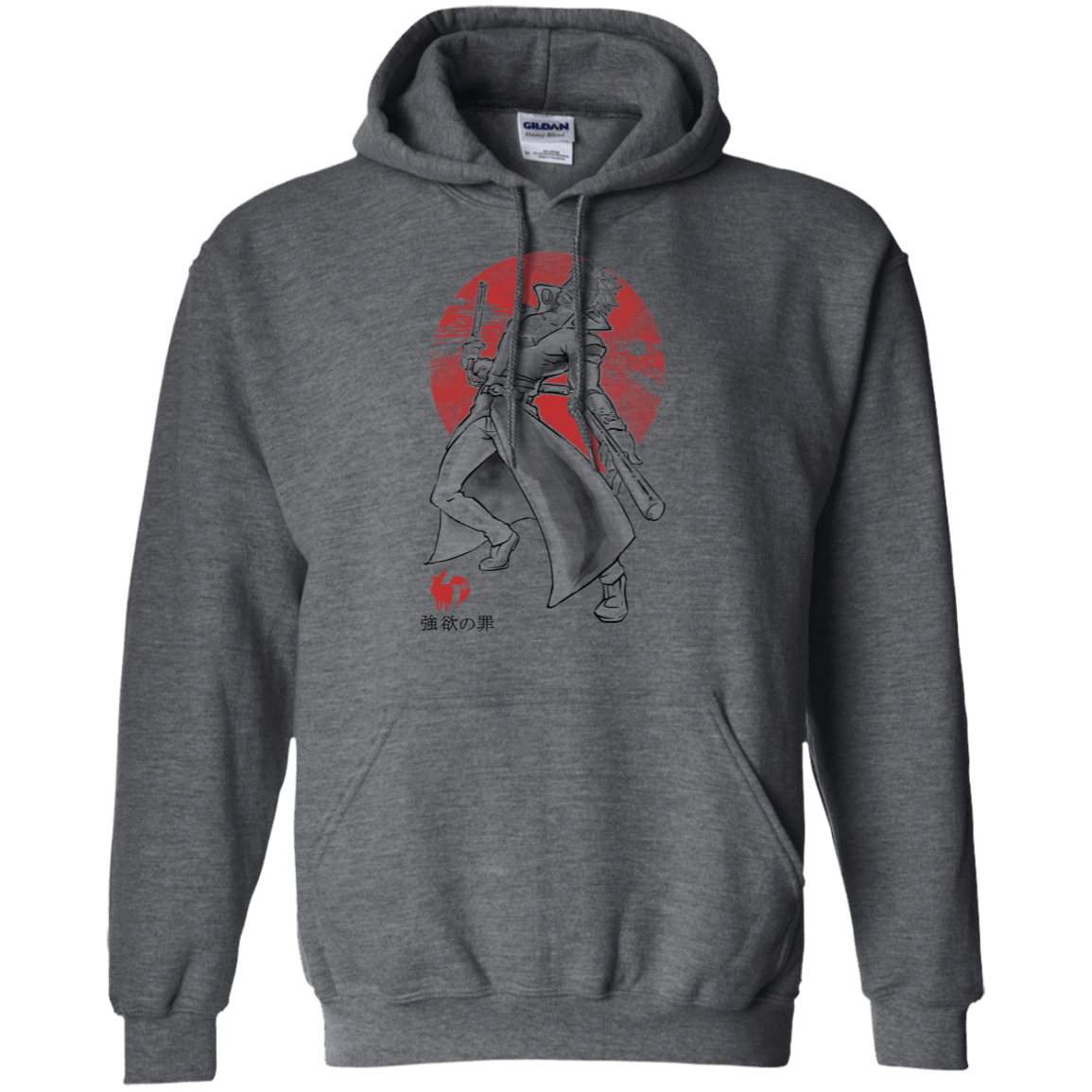 Sweatshirts Dark Heather / S Fox Greed Pullover Hoodie