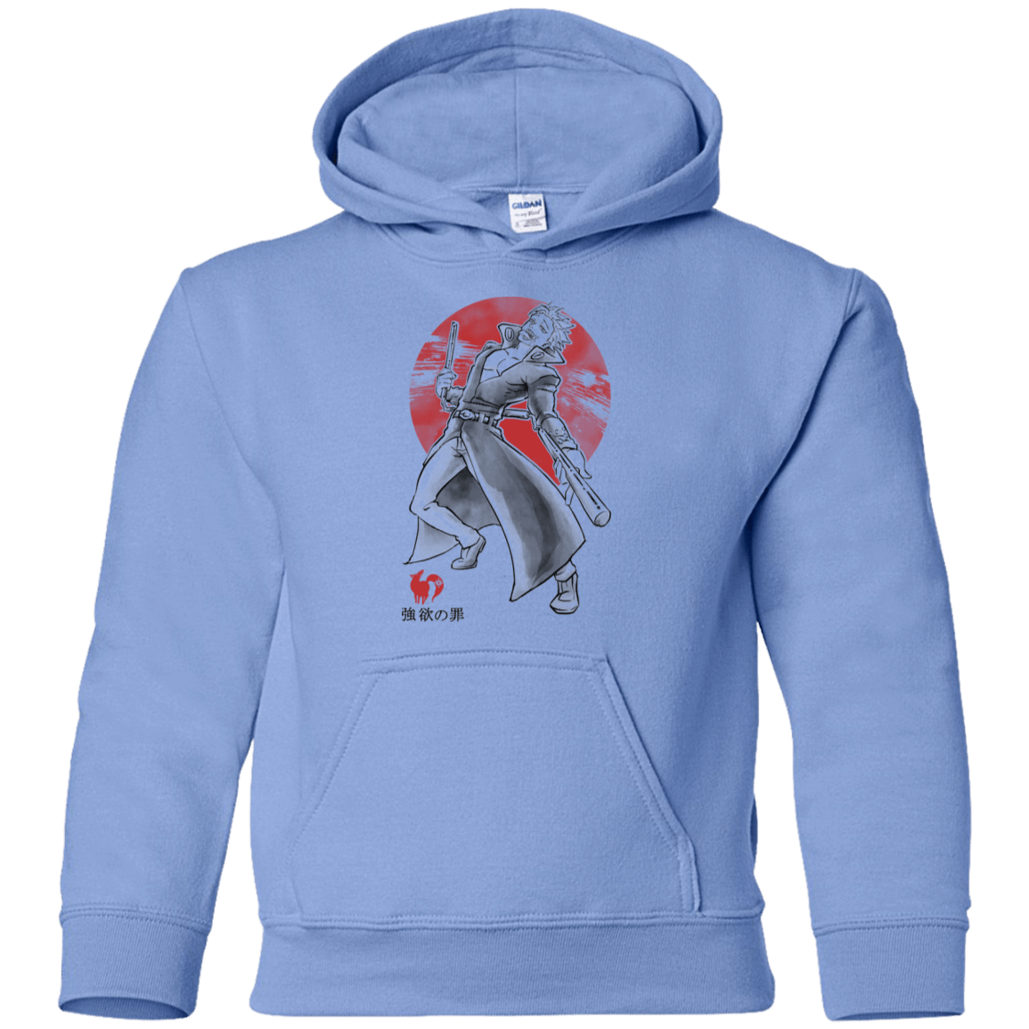 Sweatshirts Carolina Blue / YS Fox Greed Youth Hoodie