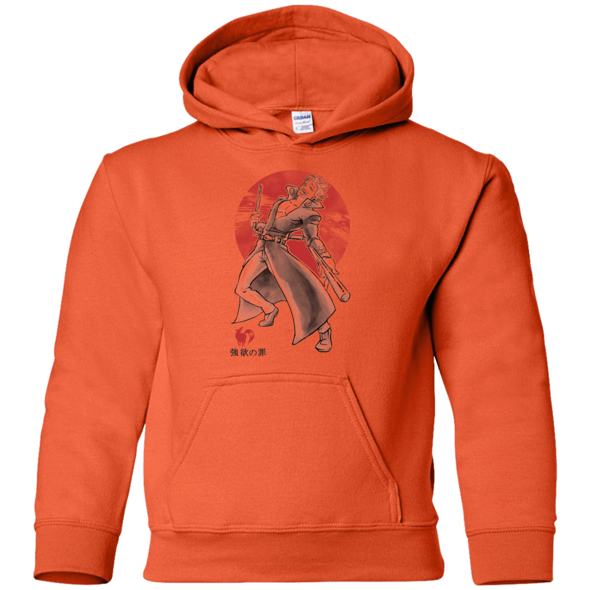 Sweatshirts Orange / YS Fox Greed Youth Hoodie