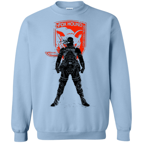 Sweatshirts Light Blue / Small Fox Hound (1) Crewneck Sweatshirt