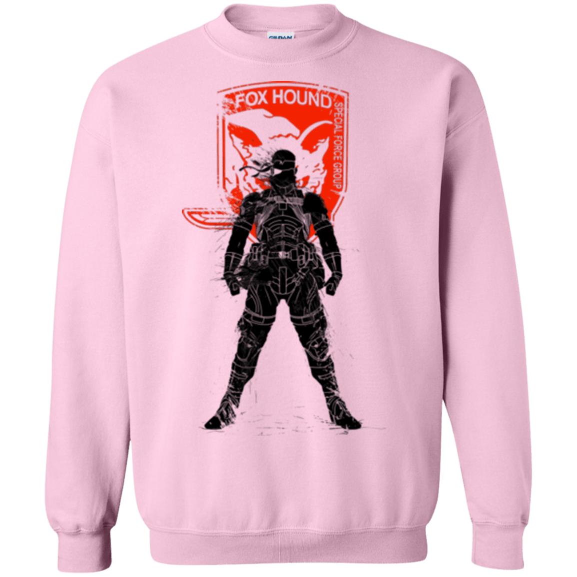 Sweatshirts Light Pink / Small Fox Hound (1) Crewneck Sweatshirt