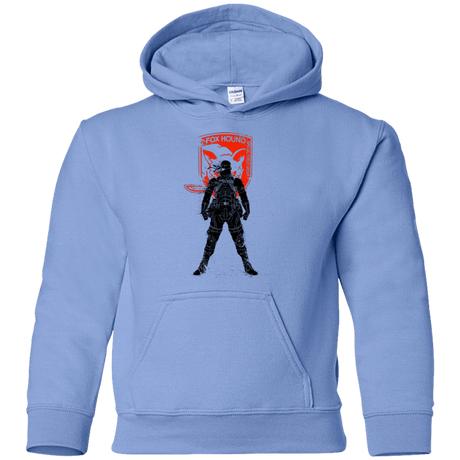 Sweatshirts Carolina Blue / YS Fox Hound (1) Youth Hoodie