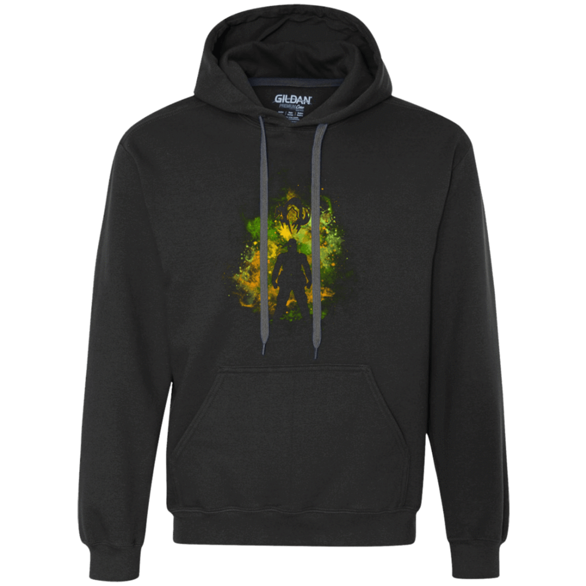 Sweatshirts Black / Small Fox Hound Art Premium Fleece Hoodie