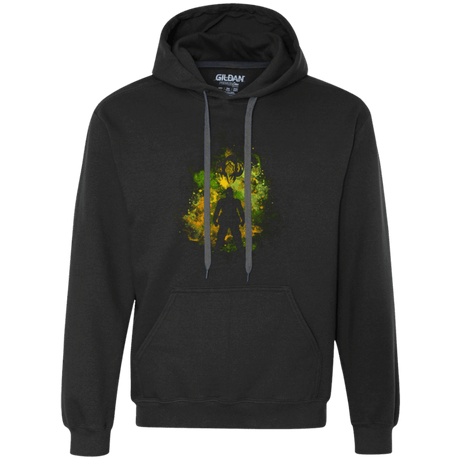 Sweatshirts Black / Small Fox Hound Art Premium Fleece Hoodie