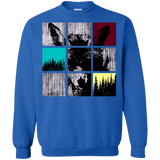 Sweatshirts Royal / S Fox Pane Crewneck Sweatshirt