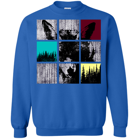 Sweatshirts Royal / S Fox Pane Crewneck Sweatshirt