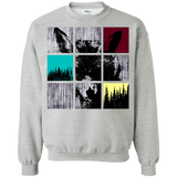 Sweatshirts Sport Grey / S Fox Pane Crewneck Sweatshirt