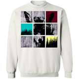 Sweatshirts White / S Fox Pane Crewneck Sweatshirt