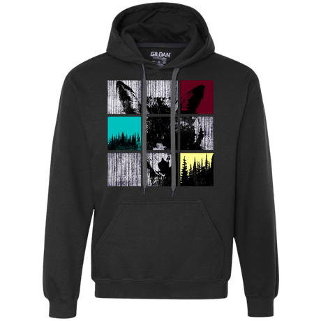 Sweatshirts Black / S Fox Pane Premium Fleece Hoodie
