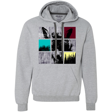 Sweatshirts Sport Grey / S Fox Pane Premium Fleece Hoodie