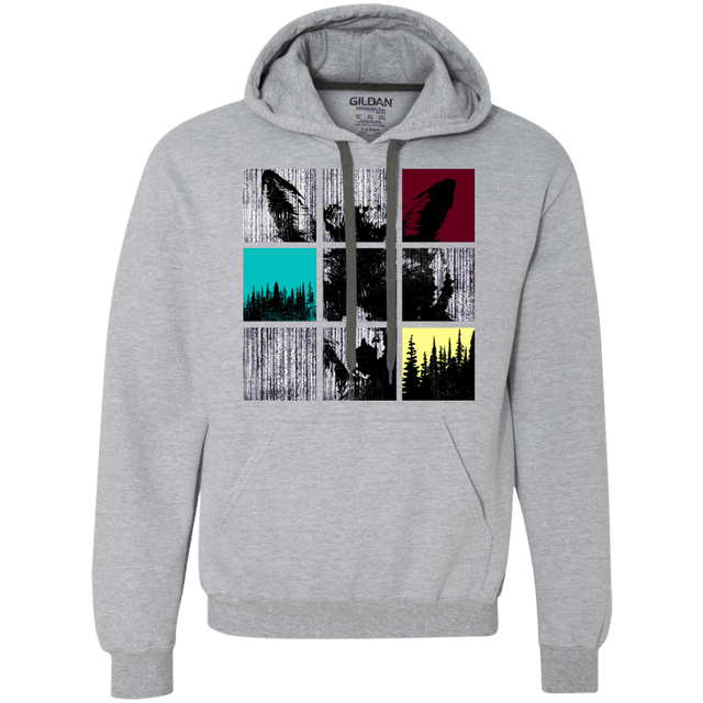 Sweatshirts Sport Grey / S Fox Pane Premium Fleece Hoodie