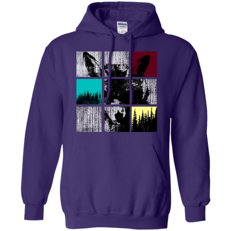 Sweatshirts Purple / S Fox Pane Pullover Hoodie