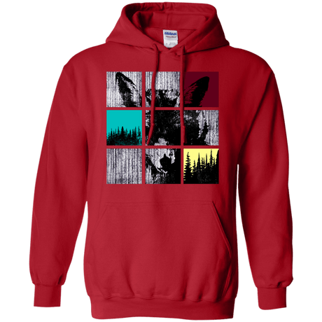 Sweatshirts Red / S Fox Pane Pullover Hoodie