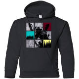 Sweatshirts Black / YS Fox Pane Youth Hoodie