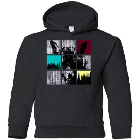 Sweatshirts Black / YS Fox Pane Youth Hoodie