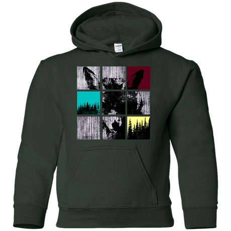 Sweatshirts Forest Green / YS Fox Pane Youth Hoodie