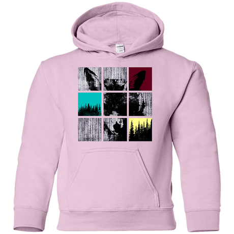 Sweatshirts Light Pink / YS Fox Pane Youth Hoodie