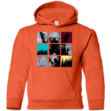 Sweatshirts Orange / YS Fox Pane Youth Hoodie