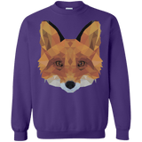 Sweatshirts Purple / S Fox Portrait Crewneck Sweatshirt