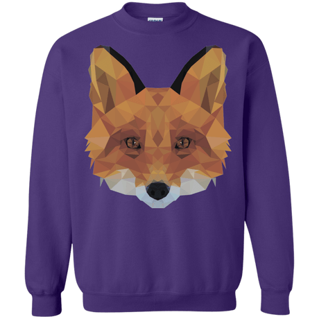 Sweatshirts Purple / S Fox Portrait Crewneck Sweatshirt