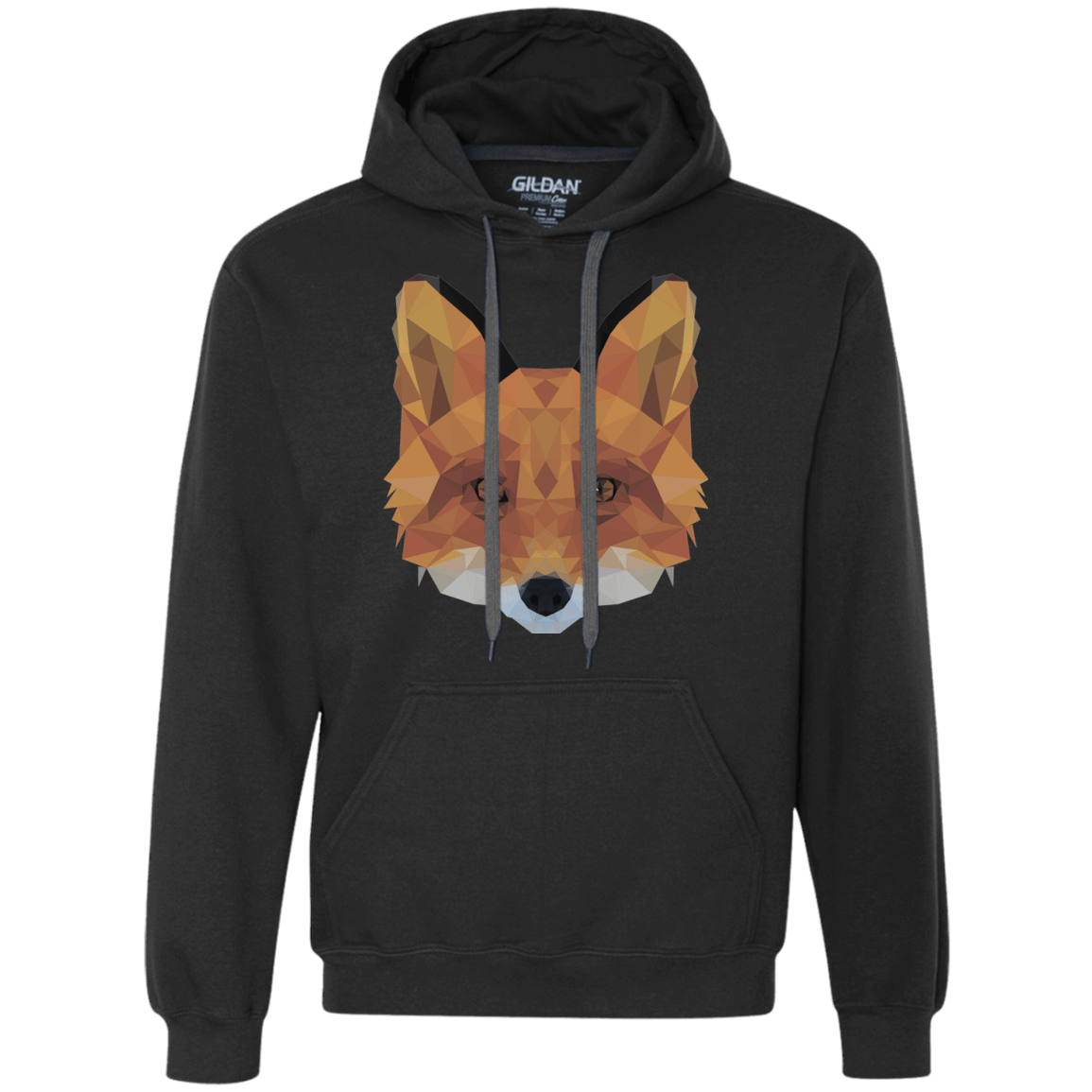 Sweatshirts Black / S Fox Portrait Premium Fleece Hoodie