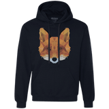 Sweatshirts Navy / S Fox Portrait Premium Fleece Hoodie