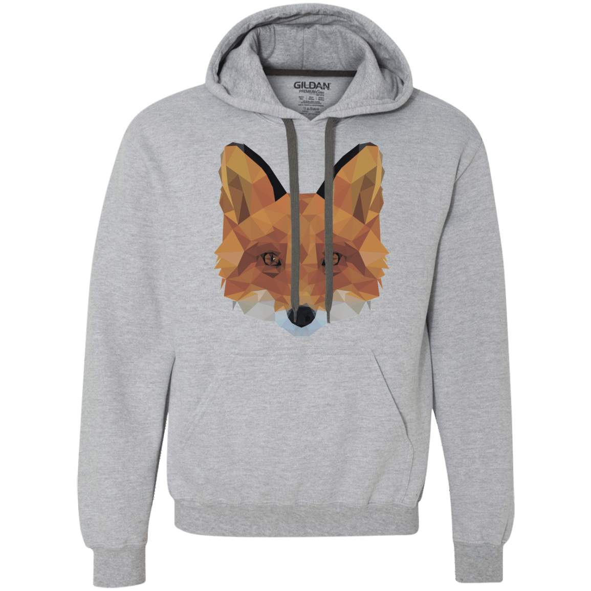 Sweatshirts Sport Grey / S Fox Portrait Premium Fleece Hoodie