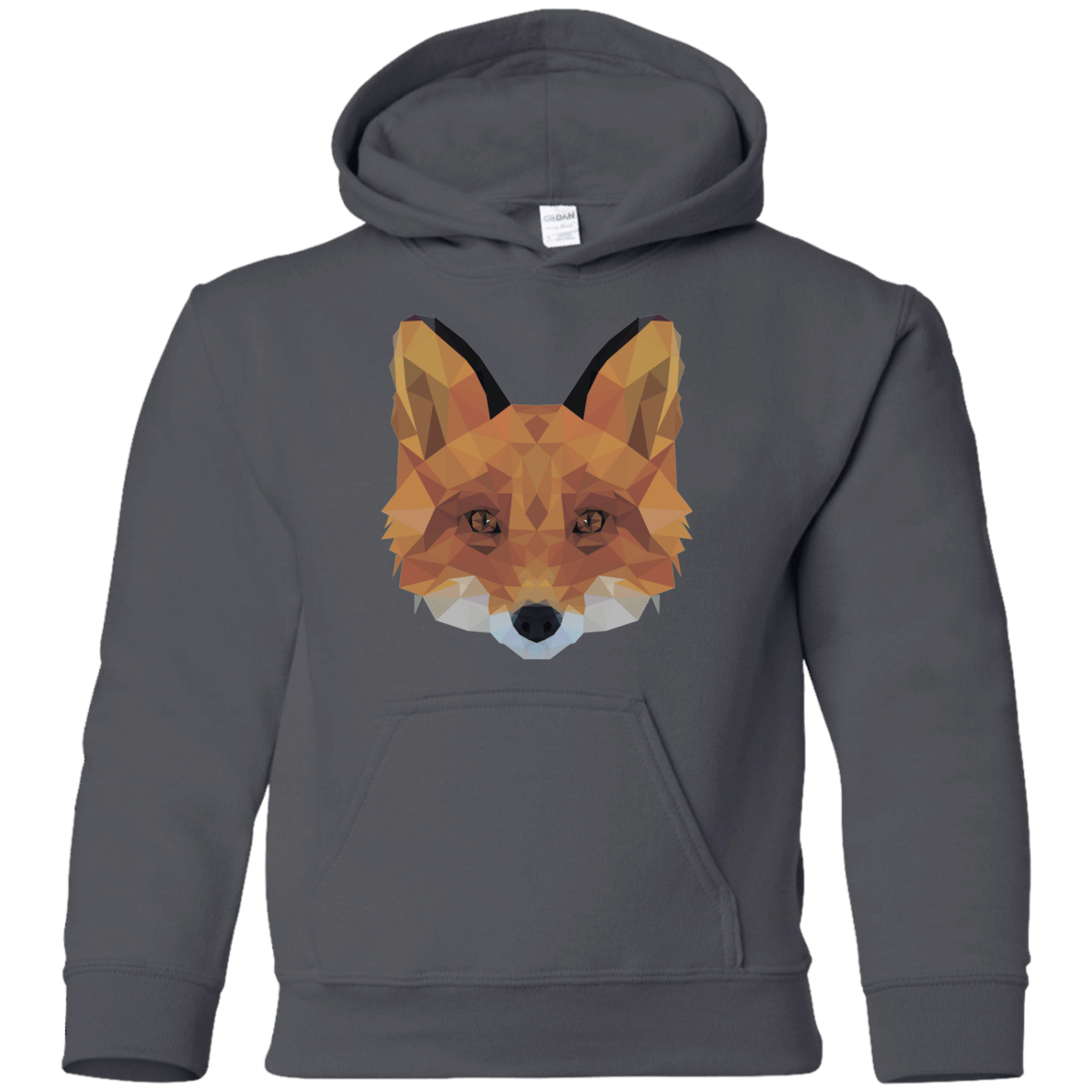 Sweatshirts Charcoal / YS Fox Portrait Youth Hoodie