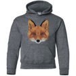 Sweatshirts Dark Heather / YS Fox Portrait Youth Hoodie