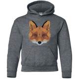 Sweatshirts Dark Heather / YS Fox Portrait Youth Hoodie