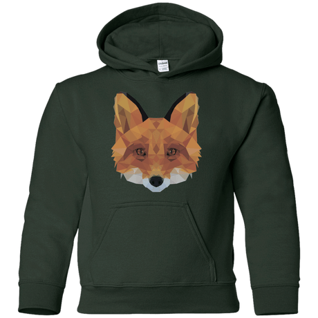Sweatshirts Forest Green / YS Fox Portrait Youth Hoodie