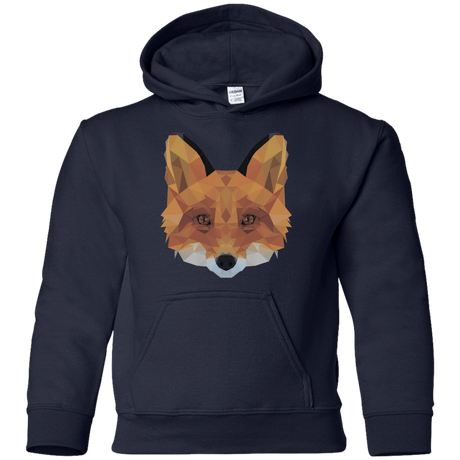 Sweatshirts Navy / YS Fox Portrait Youth Hoodie