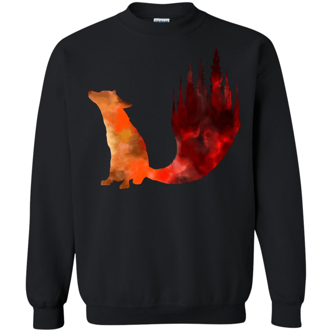 Sweatshirts Black / S Fox Tail Crewneck Sweatshirt