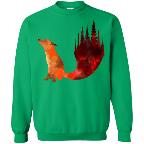 Sweatshirts Irish Green / S Fox Tail Crewneck Sweatshirt