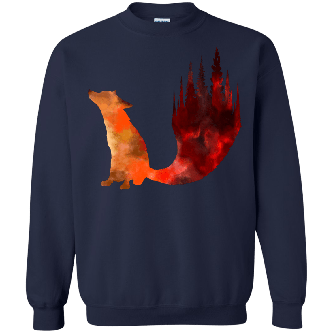 Sweatshirts Navy / S Fox Tail Crewneck Sweatshirt