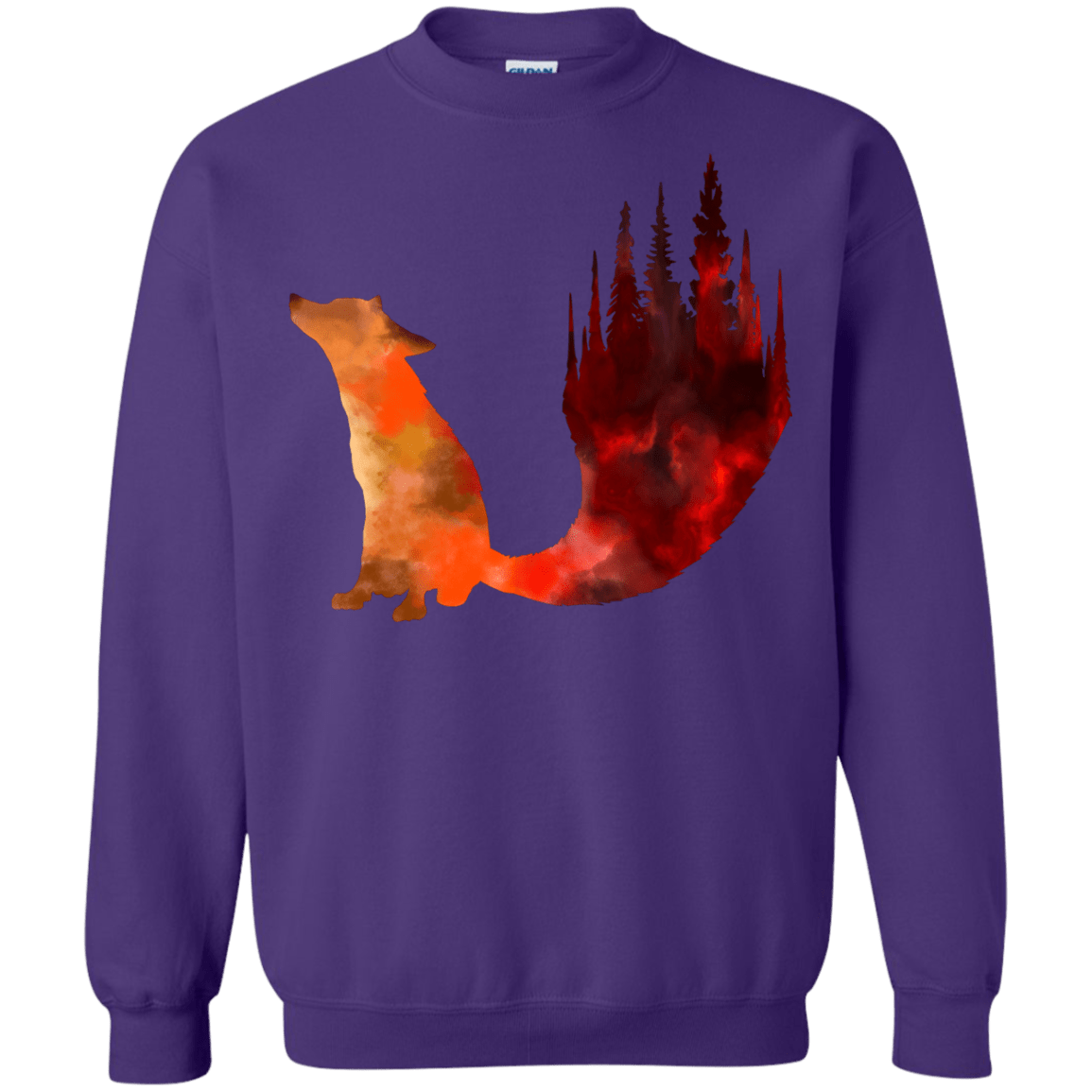 Sweatshirts Purple / S Fox Tail Crewneck Sweatshirt